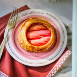 ❤️ ANTHROPOLOGIE CAFE PINK VIOLETTE HAND-PAINTED DESSERT NEW